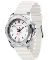 Victorinox Women's I.n.o.x. V White Rubber Strap Watch 37mm