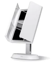 Zora Rechargeable Led Trifold Makeup Mirror