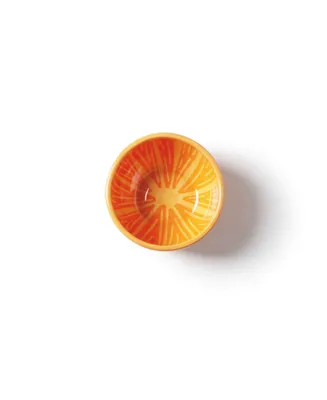 Coton Colors by Laura Johnson Orange Appetizer Bowl