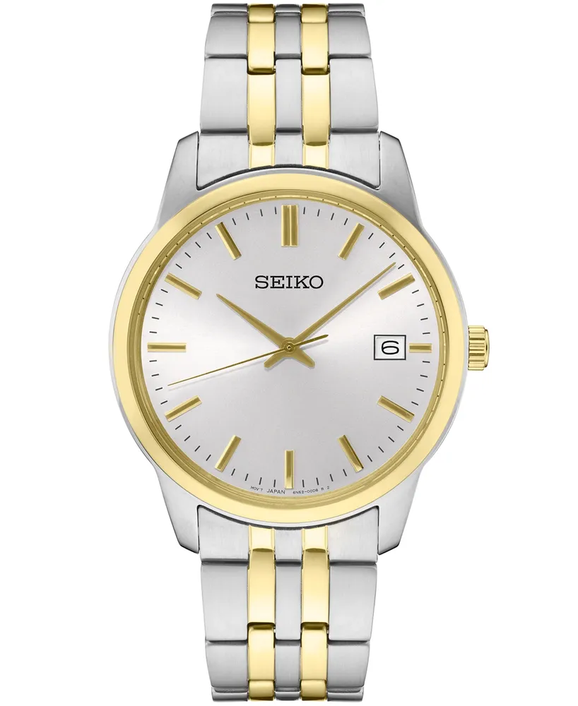 Seiko Men's Essential Two-Tone Stainless Steel Bracelet Watch 40mm
