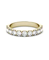 Moissanite Anniversary Band 1-1/10 ct. t.w. Diamond Equivalent 14k White or Yellow Gold