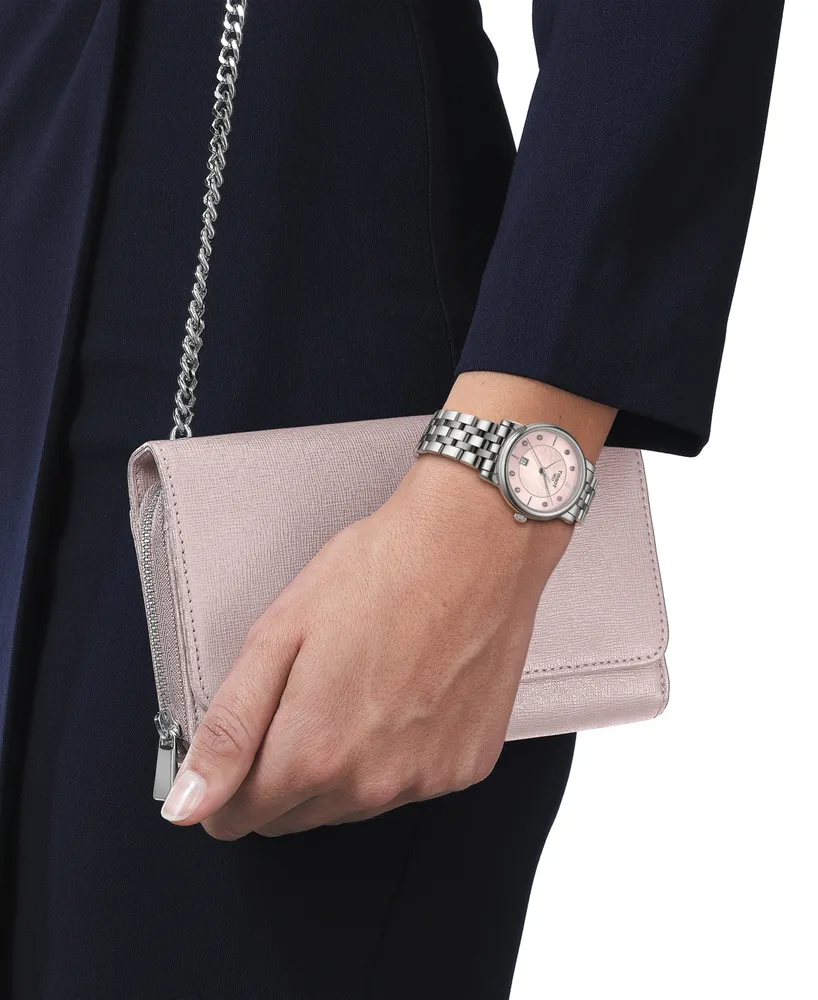Tissot Women's Swiss Carson Premium Lady Stainless Steel Bracelet Watch 30mm