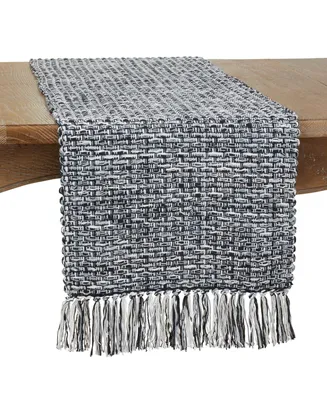 Saro Lifestyle Woven Design Long Table Runner, 72" x 16"