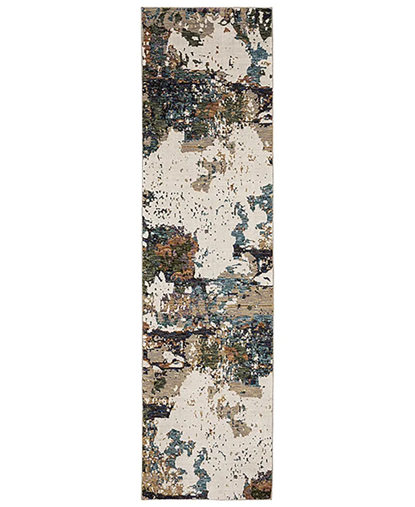 Jhb Design Strata STR06 2'3" x 8' Runner Area Rug