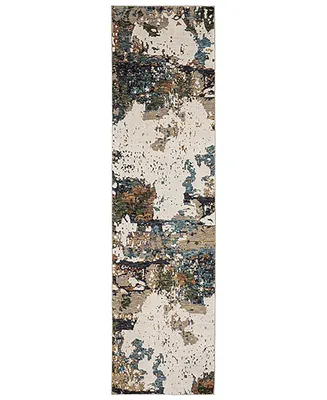 Jhb Design Strata STR06 2'3" x 8' Runner Area Rug