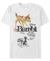 Men's Bambi Friends Short Sleeve T-shirt