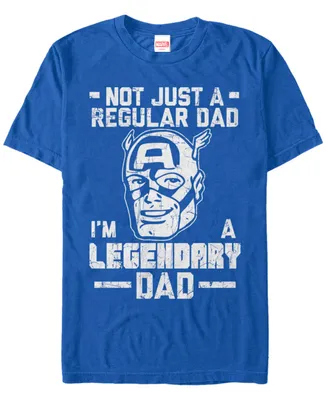 Fifth Sun Men's Legendary Dad Man Short Sleeve Crew T-shirt