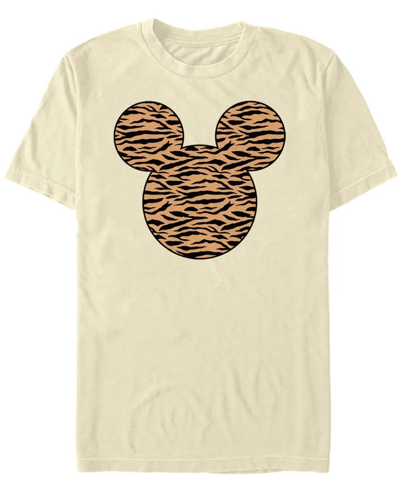 Fifth Sun Men's Mickey Tiger Fill Short Sleeve Crew T-shirt