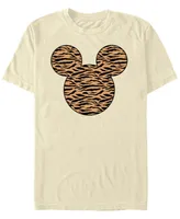Fifth Sun Men's Mickey Tiger Fill Short Sleeve Crew T-shirt