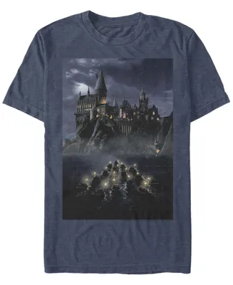 Fifth Sun Men's Castle Poster Short Sleeve Crew T-shirt