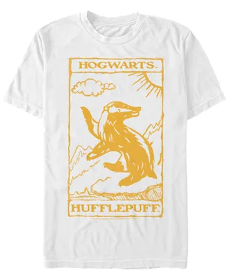 Fifth Sun Men's Hufflepuff Tarot Short Sleeve Crew T-shirt
