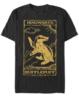 Fifth Sun Men's Hufflepuff Tarot Short Sleeve Crew T-shirt