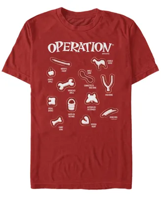 Fifth Sun Men's Operation Parts Short Sleeve Crew T-shirt