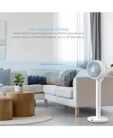 Pure Enrichment 2-in-1 Circulating Floor & Table Fan