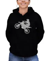 Women's Word Art Freestyle Motocross Hooded Sweatshirt
