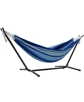 Vivere Cotton Hammock with Stand and Carry Bag