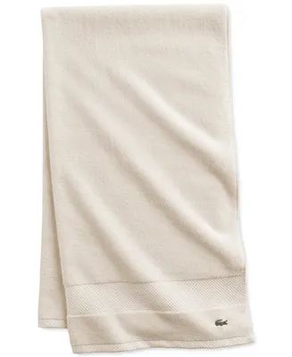 Lacoste Home Heritage Anti-Microbial Supima Cotton Bath Towel, 30" x 54"