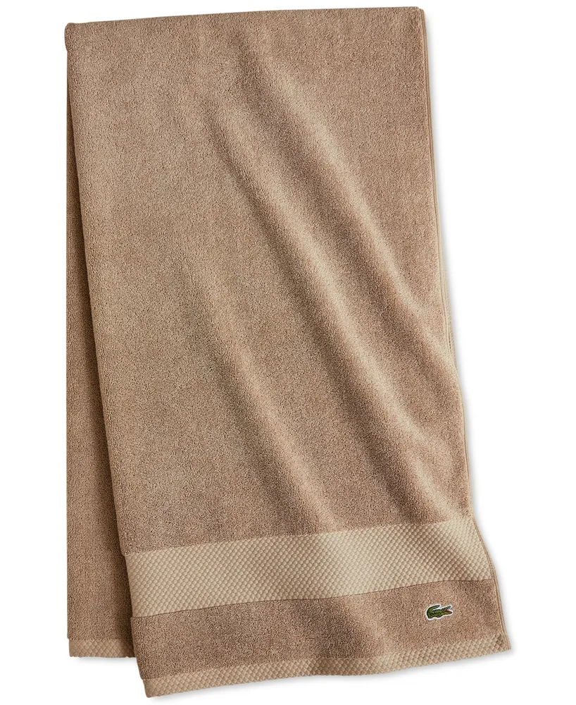 Lacoste Home Heritage Anti-Microbial Supima Cotton Bath Towel, 30" x 54"