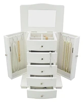 Pko Inc. Contemporary White Jewelry Box