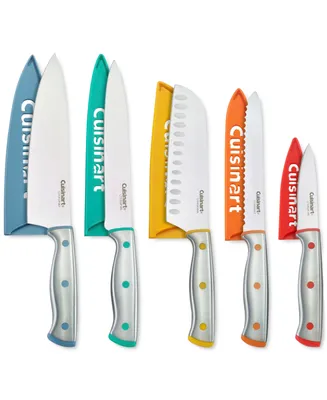 Cuisinart ColorCore 10-Pc. Multicolor Cutlery Set with Blade Guards