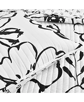Lush Decor Scandinavian Floral 3 Piece Quilt Set