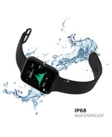 iTouch Air 3 Unisex Heart Rate Black Strap Smart Watch 40mm