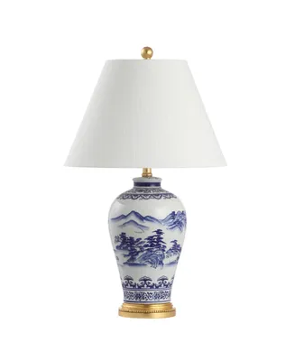 Zhou Traditional Cottage Led Table Lamp
