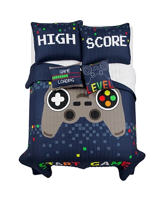 Lush Decor Video Games Piece Quilt Set for Kids