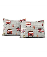 Lush Decor Kids Fire Truck -Pc. Quilt Set
