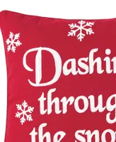 C&F Home Sleigh Ride Pillow, 18" x 18"