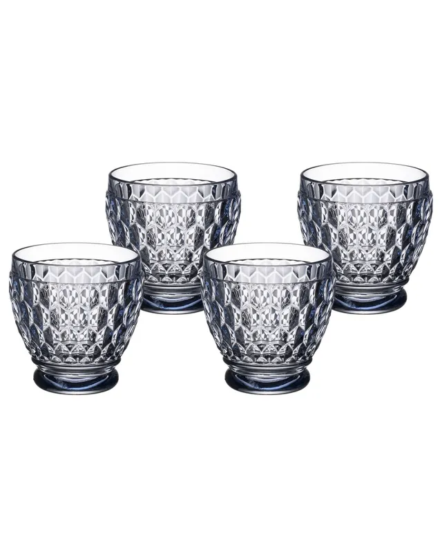 Joyjolt Carre Collection Shot Glasses - Set Of 8 Square Heavy Base