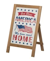 Glitzhome Patriotic Floor Decor