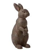 Glitzhome Standing Rabbit Statue
