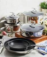 Circulon SteelShield C-Series Tri-Ply Clad Nonstick Cookware Plus Utensils