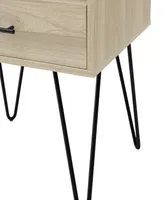 1 Drawer Hairpin Side Table