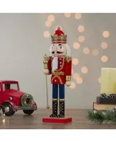 Northlight Traditional Christmas Nutcracker King with Sceptre