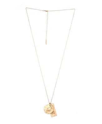 Ettika Women's Zodiac Double Charm Necklace