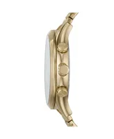 Fossil Men's Fenmore Multifunction Gold-Tone Bracelet Watch 44mm - Gold