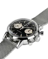 Hamilton Men's Swiss Intra-Matic Chronograph H Stainless Steel Mesh Bracelet Watch 40mm