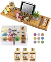 Vanilla Coconut Bathtub Caddy Gift Set, 13 Piece