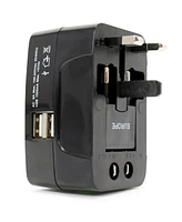 International Travel Adapter with Two Usb Ports
