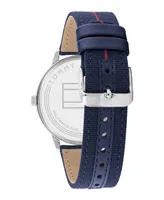 Tommy Hilfiger Men's Navy Nylon Strap Watch 43mm