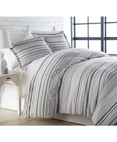 Southshore Fine Linens Coastal Stripes Ultra Soft 3-Pc. Duvet Cover Set, King/California King
