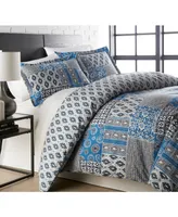 Vilano Global Patchwork Ultra Soft 3 Pc. Duvet Cover Set