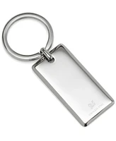 Ox & Bull Trading Co. Men's Rectangle Engravable Stainless Steel Key Chain