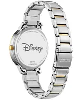 Disney by Citizen Mickey Mouse Two-Tone Stainless Steel Bracelet Watch 33mm - Two