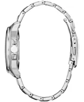 Marvel by Citizen Hulk Silver-Tone Stainless Steel Bracelet Watch 43mm - Silver