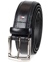 Tommy Hilfiger Men's Stitched Classic Dress Casual Belt