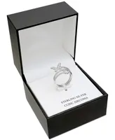 Giani Bernini Cubic Zirconia Butterfly Wrap Ring Sterling Silver, Created for Macy's