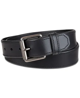 Tommy Hilfiger Men's Loop Harness Tonal Stitch Leather Belt